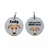 Greyhound | Best in Breed Bashtags | Personalized Dog Tags by Blank Sheet