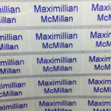 Transparent name labels (Size M 30x13mm 36 labels/set)