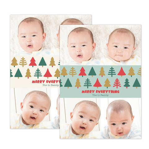 Fir Trees | Holiday Cards and Christmas Cards by Blank Sheet