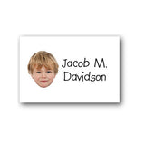 Just name with photo bag tag