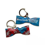 Tartan Bowtie Pet ID Tag