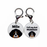 Bernese Mountain Dog | Best In Breed Bashtags | Personalized Dog Tags by Blank Sheet