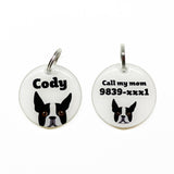 Boston Terrier | Best In Breed Bashtags | Personalized Dog Tags by Blank Sheet
