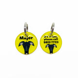 Greyhound | Best in Breed Bashtags | Personalized Dog Tags by Blank Sheet