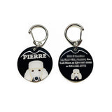 White Standard Poodle | Best in Breed Bashtags | Personalized Dog Tags by Blank Sheet