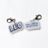 Comic Font Superhero Pet ID Tag