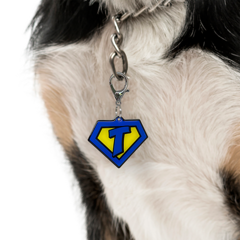 Superhero Emblem SuperPet ID Tag