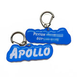 Goofy Type - Typography Pet ID Tag