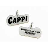 Goofy Type - Typography Pet ID Tag