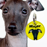 Greyhound | Best in Breed Bashtags | Personalized Dog Tags by Blank Sheet