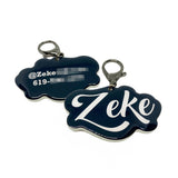 Love Script - Typography Pet ID Tag