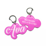 Love Script - Typography Pet ID Tag
