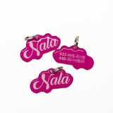 Love Script - Typography Pet ID Tag