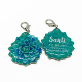 Mexican Rose - Blooms & Blossoms Pet ID Tag