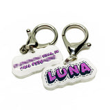 Superhero Comic Pet ID Tag