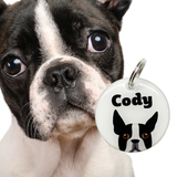 Boston Terrier | Best In Breed Bashtags | Personalized Dog Tags by Blank Sheet