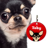 Black Chihuahua | Best in Breed Bashtags | Personalized Dog Tags by Blank Sheet