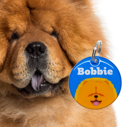 Chow Chow | Best in Breed Bashtags | Personalized Dog Tags by Blank Sheet