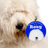 Old English Sheepdog | Best In Breed Bashtags | Personalized Dog Tags by Blank Sheet