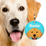 Golden Retriever | Best In Breed Bashtags | Personalized Dog Tags by Blank Sheet