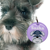 Schnauzer | Best in Breed Bashtags | Personalized Dog Tags by Blank Sheet