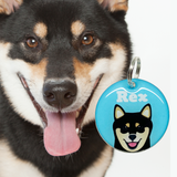 Black Shibainu | Best in Breed Bashtags | Personalized Dog Tags by Blank Sheet