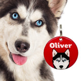 Siberian Husky | Best In Breed Bashtags | Personalized Dog Tags by Blank Sheet