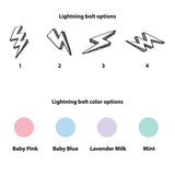 Lightning Bolt Bashtags® | Blank Sheet