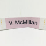 Fabric sew-on name labels (Size S 55x15mm 25 labels/set)