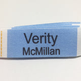 Fabric sew-on name labels (Size M 60x20mm 20 labels/set)