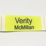 Fabric sew-on name labels (Size M 60x20mm 20 labels/set)