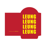 Embossed Family Name Red Packets 凸字效果姓氏利是封 3.5"x4.75"