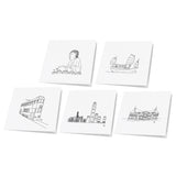 Hong Kong Theme Note Cards Variety Pack