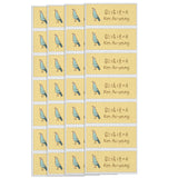 Fabric iron-on name labels 