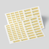 Classic name labels