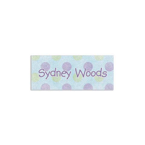 Fabric iron-on name labels 