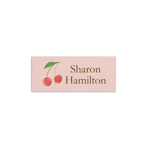 Fabric iron-on name labels 