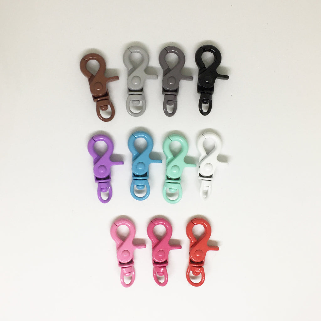 Pet ID Tag Upgrade | Baked Paint Metal Trigger Snap Hook and Bell