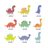 Dinosaurs iron-on name labels