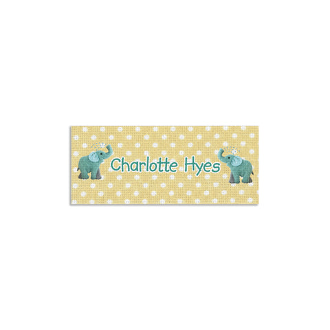 Fabric iron-on name labels 