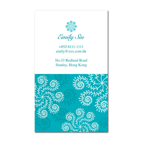 Floral Turquoise