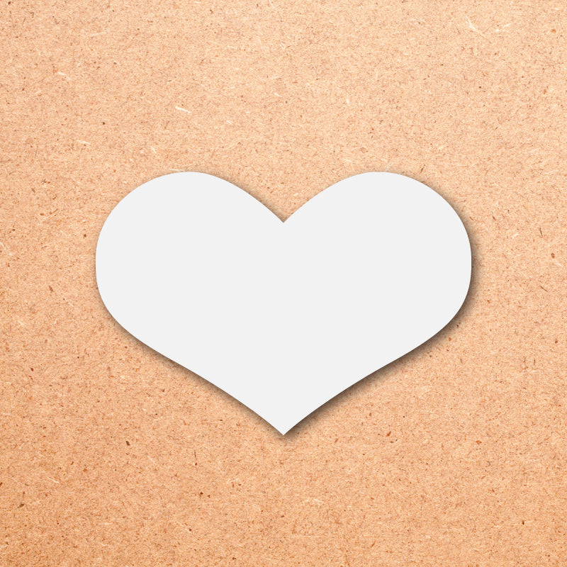 Heart shape gift sticker