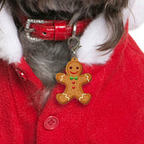 Gingerbread Boy Bashtags®  | Personalized Pet ID Tags for Dogs & Cats by Blank Sheet