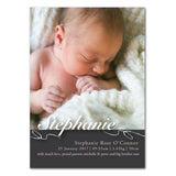 Hand-drawn Line Girl Birth Announcements