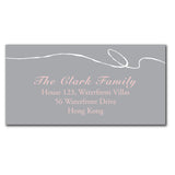 Hand-drawn Line Girl Birth Announcements