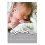 Hand-drawn Line Girl Birth Announcements