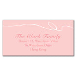 Hand-drawn Line Girl Birth Announcements