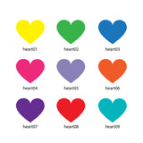 Hearts bag tags