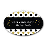 Golden Holidays (Polka Dots)