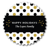 Golden Holidays (Polka Dots)